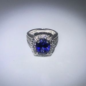 Judith Ripka Diamonique Sterling Silver Ring